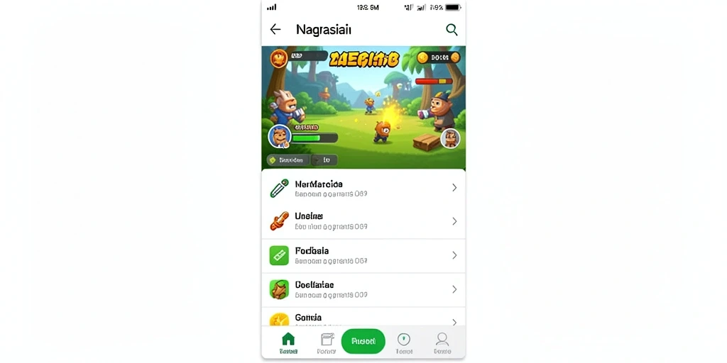 Tampilan awal yang menarik dan user-friendly.