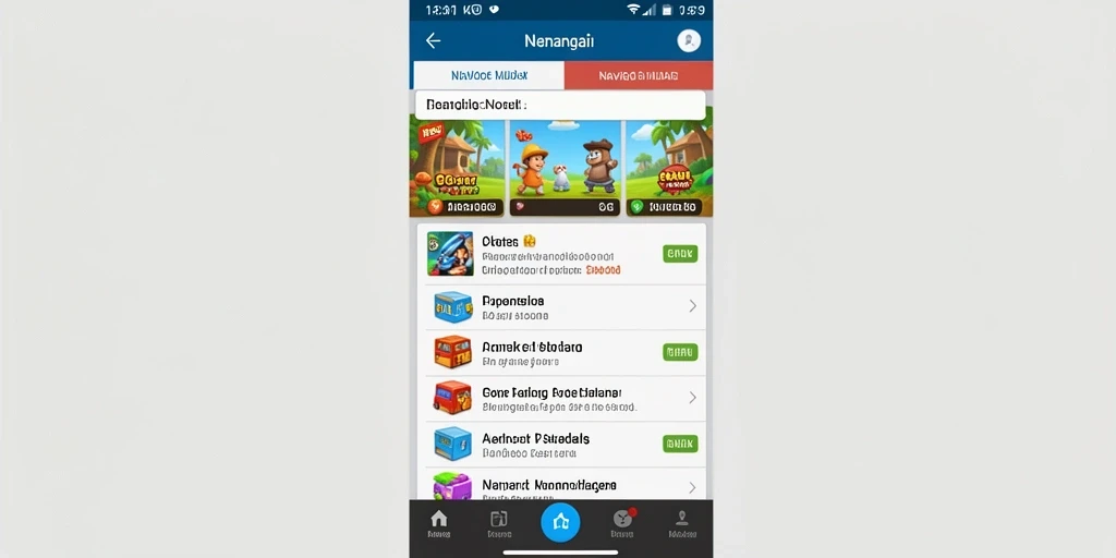 Screenshot menampilkan antarmuka utama LENGKAP777.