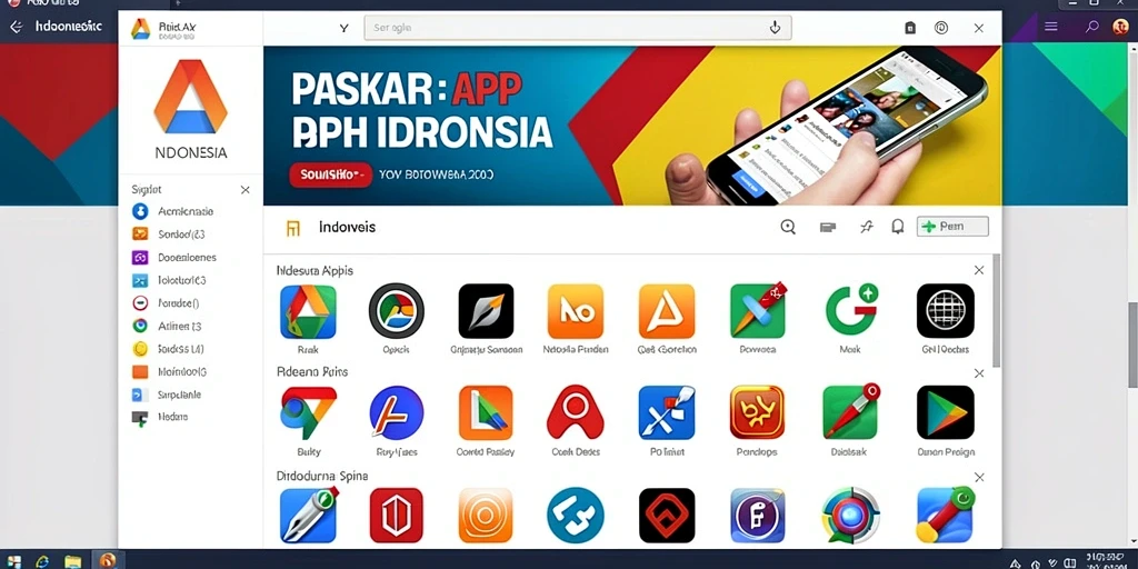 Tampilan menu utama yang menarik dan user-friendly.