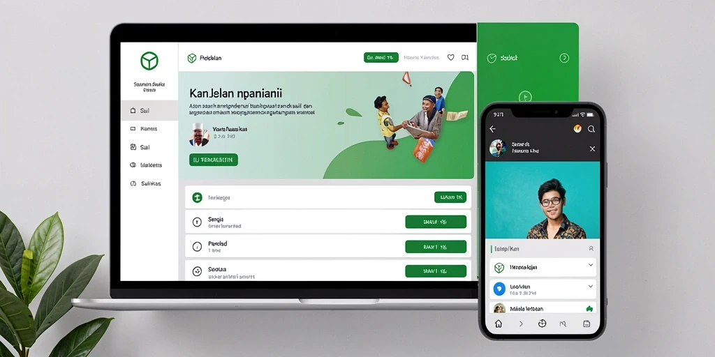 Tampilan antarmuka yang menarik dan user-friendly.