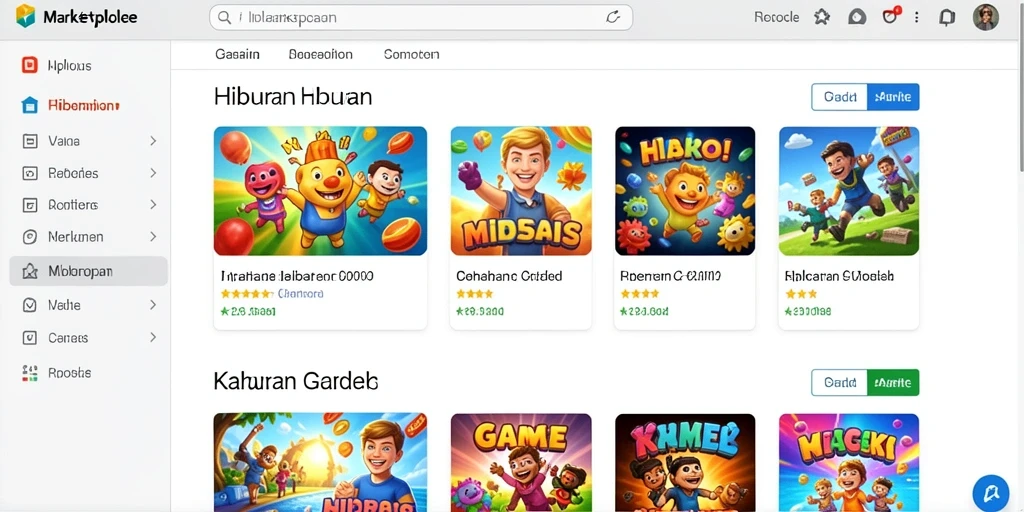 Antarmuka pengguna yang intuitif dan menarik.